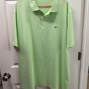 Vineyard Vines Men's Green Polo Shirt